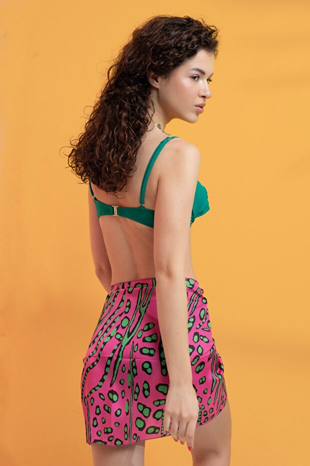 Patterned Mini Pareo - Design That Does Not Show - 3