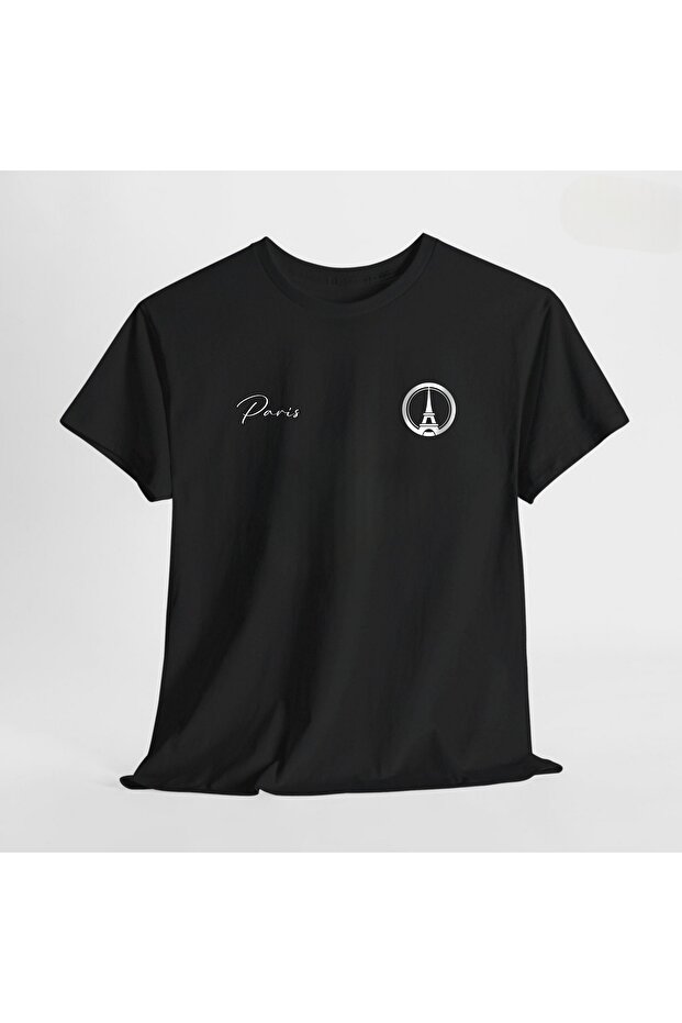 Paris White Themed 100% Cotton Tshirt