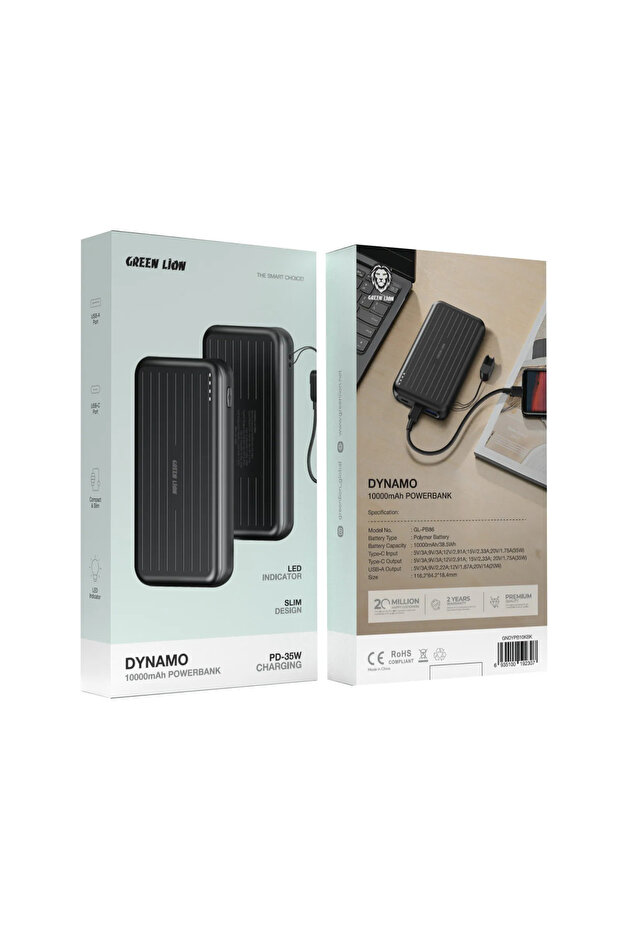 Dynamo 10000Mah Powerbank Pd35W - Black