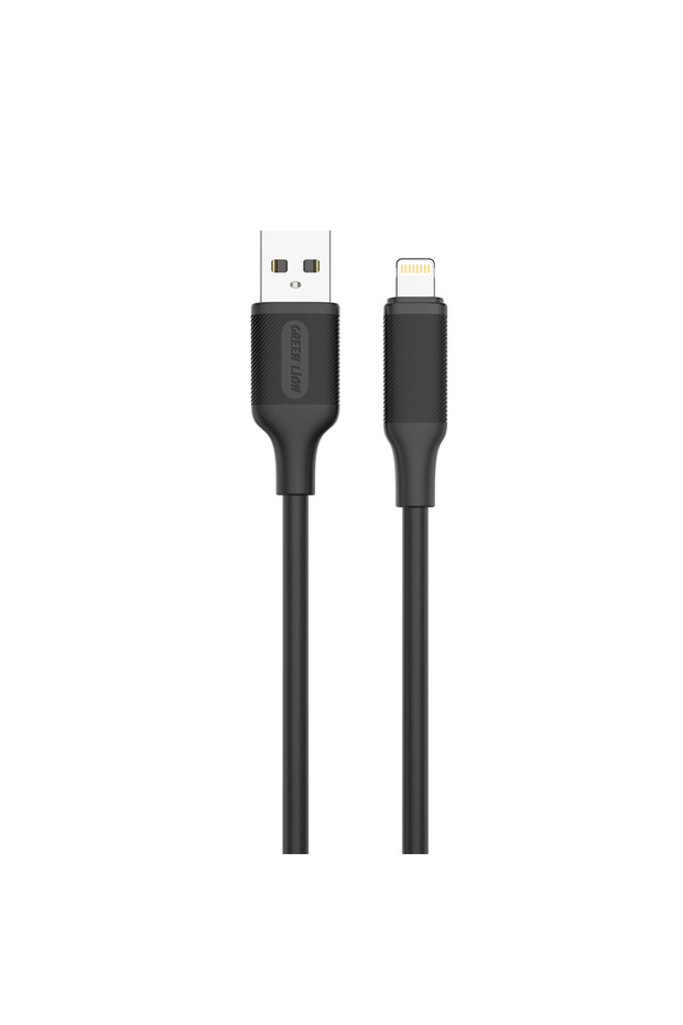 Usb-A To Lightning Pvc Cable 1M 2.4A - Black