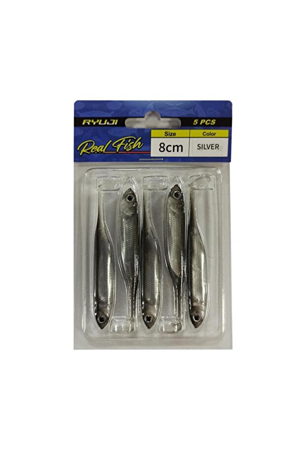 Real Fish 8cm 5pcs - 1