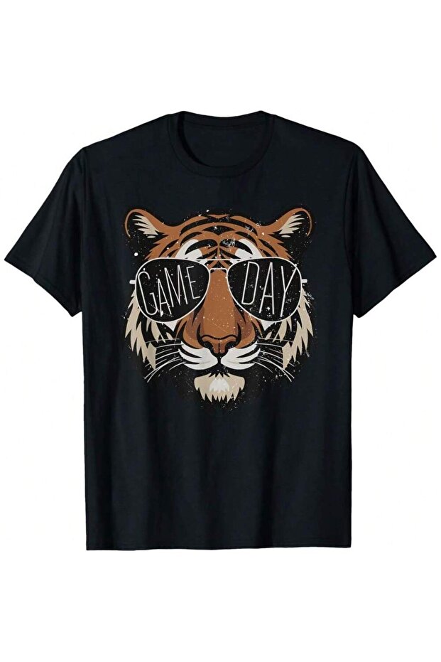 Oversize Tiger Printed T-Shirt - Loose Boyfirend