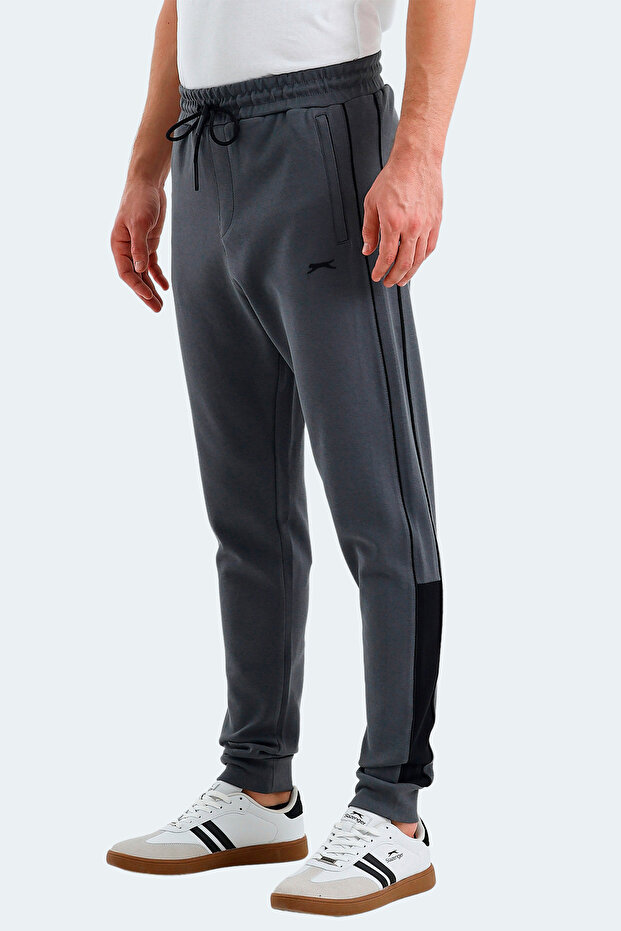 Valary Men's Slim Fit Dark Gray Sweatpants with Pockets