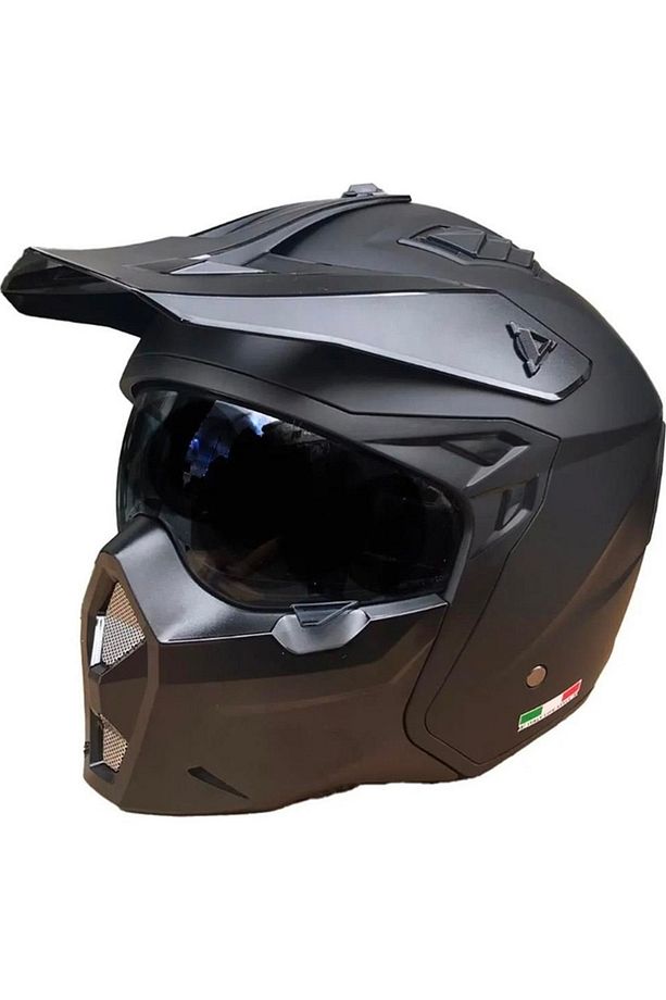 X1 x Seul Modüler Kask 64883 Mat Siyah Renk - 3