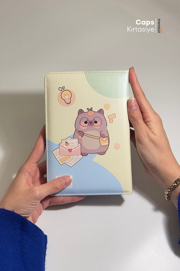 Capybara 3D Döner Kapaklı A5 Defter – Planlayıcı, Takvim ve To-Do List İçerikli - 7
