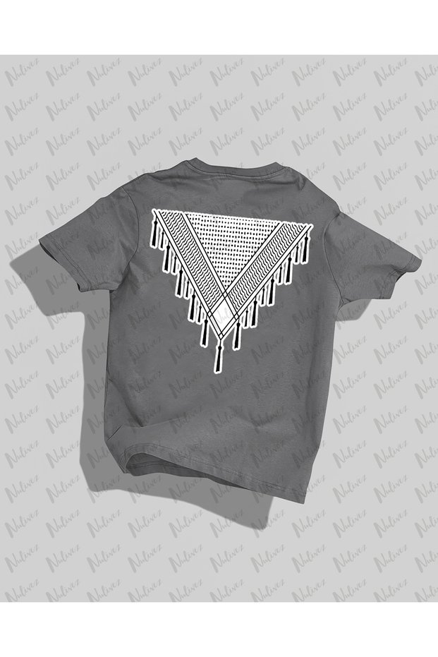 Palestine Design Back Printed High Quality Compact Unisex Oversize T-Shirt