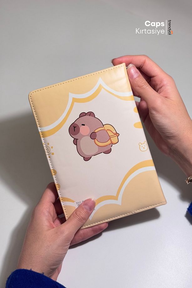 Capybara 3D Döner Kapaklı A5 Defter – Planlayıcı, Takvim ve To-Do List İçerikli - 8