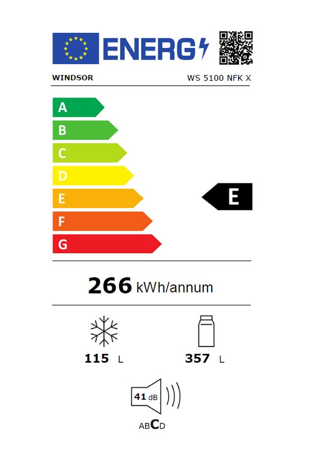 WS 5100 NFK X 471 Lt No-Frost Buzdolabı - 3