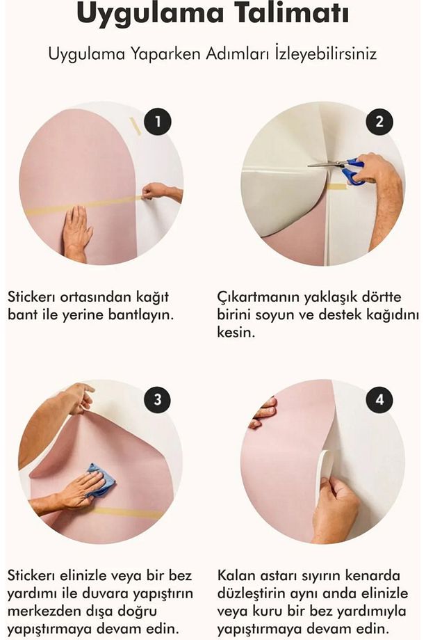 Çiçekler ve Dallar Boho Kemer Arch Sanatsal Duvar Sticker - 8