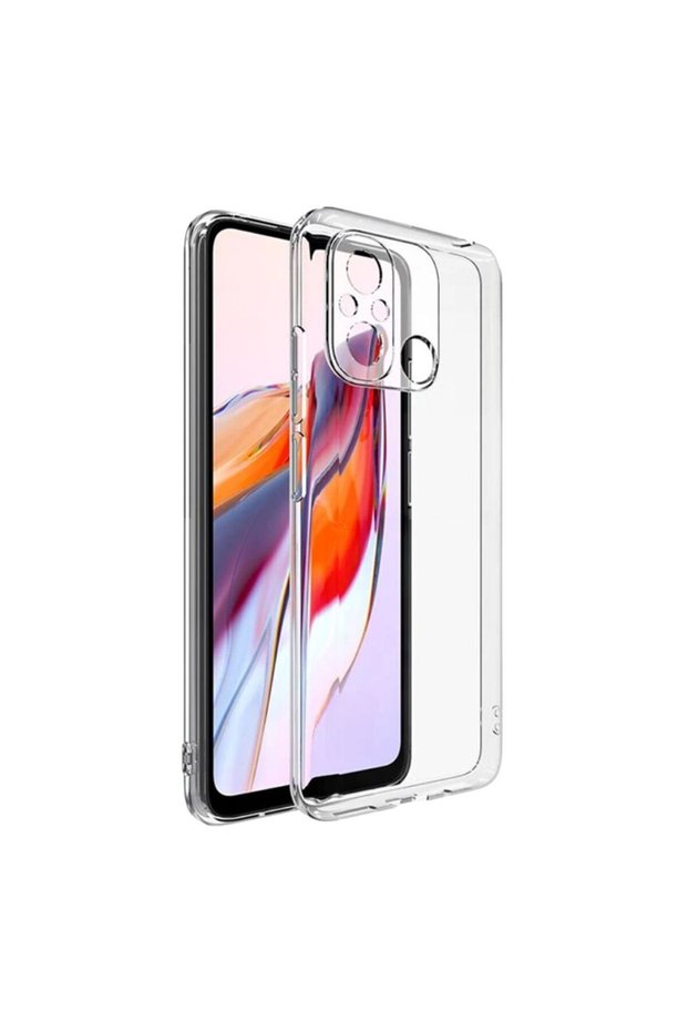 Redmi 12C Compatible Clear Silicone Case - Flexible Full Protection Cover with Camera Protection
