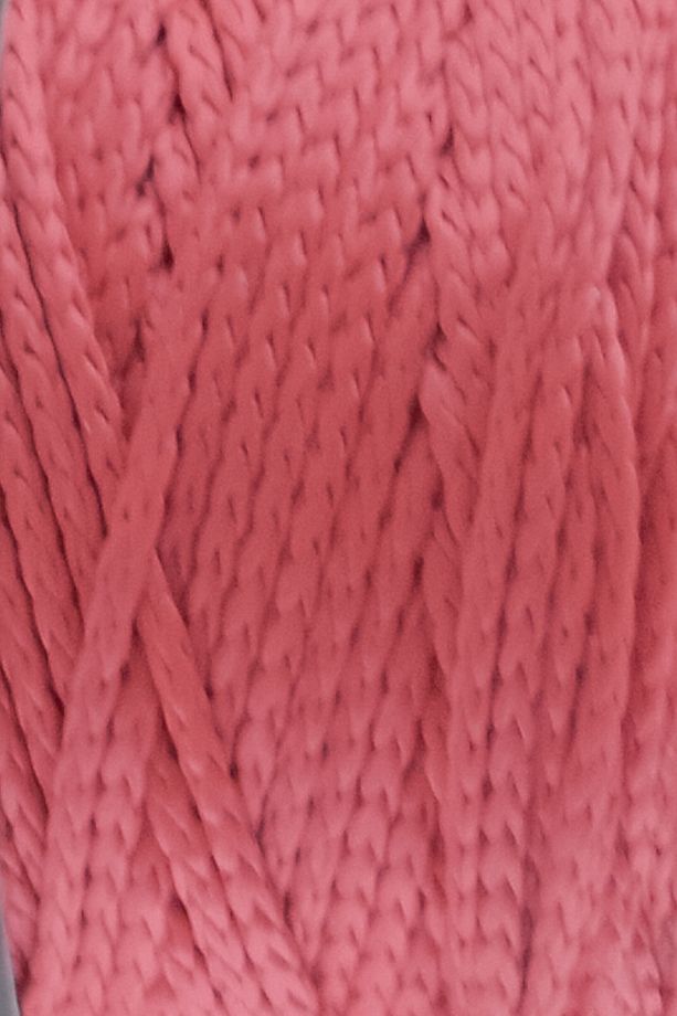 200 gr - 200 Mt - 2.5 Mm KIRMIZI (015) Polyester Makrome Ipi Çanta Ipi Supla Ipi Örgü Ipi - 2
