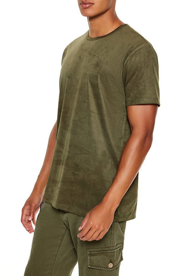 Basic Bisiklet Yaka Tişört - 2