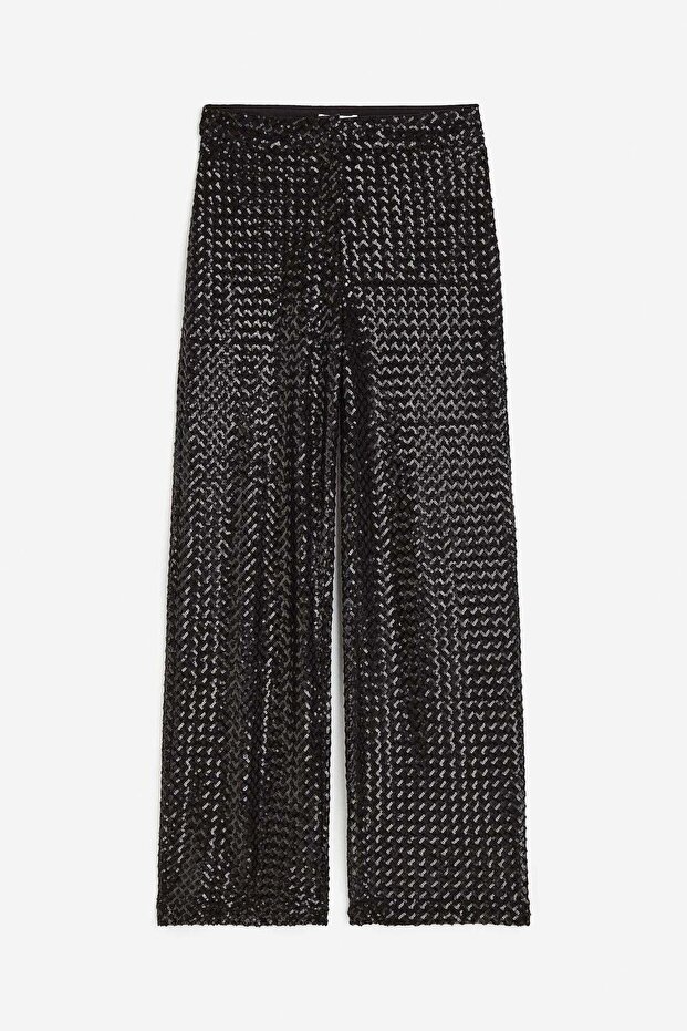 Sequined trousers