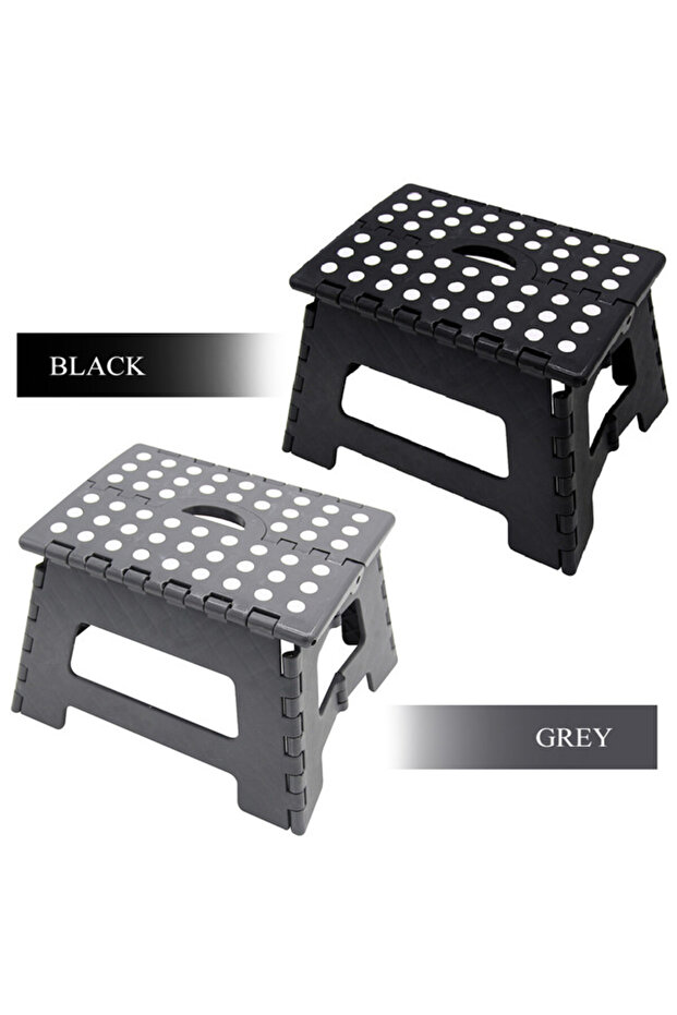 Foldable Step Stool - Grey - 8