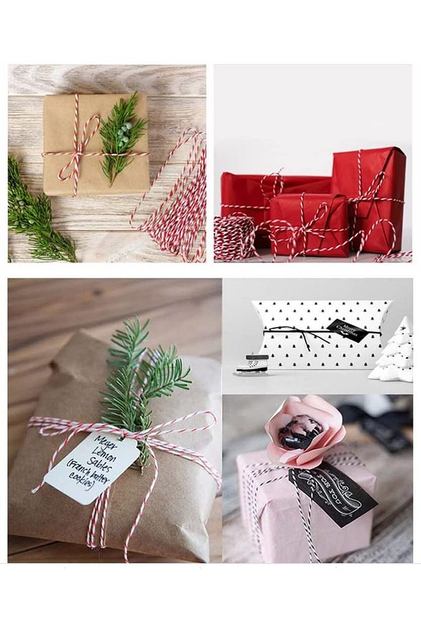 6 lı Süper Set Hediye Poşeti Süsleme Seti Marteniçka Seti Marteniçka İp Paketleme İpi Süs İpi - 5