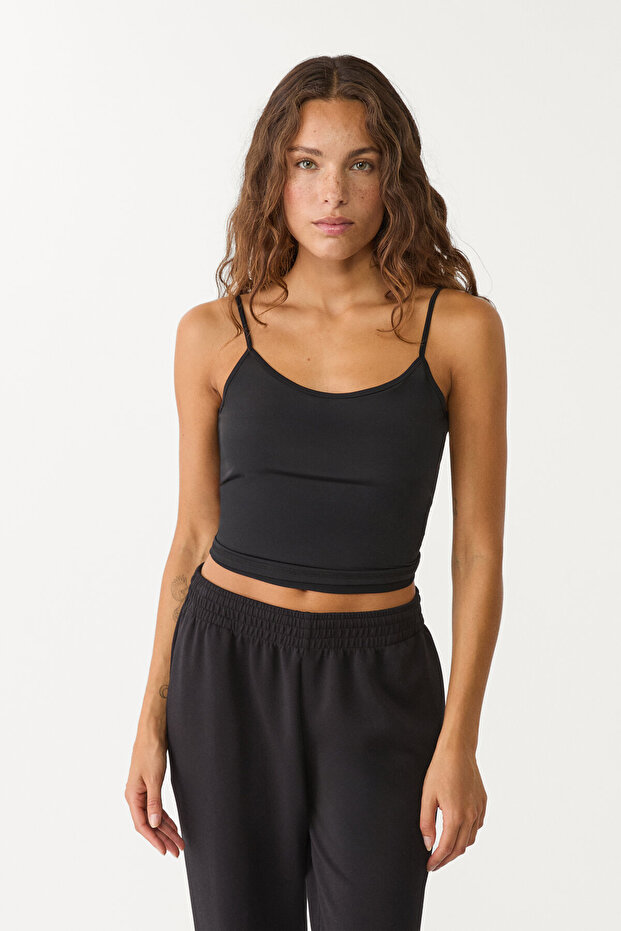 Askılı basic t-shirt - 2