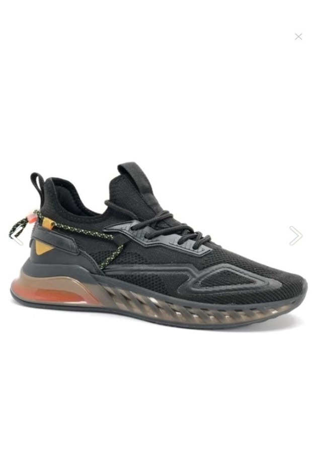 Gamelu 23Ym Grim Men's Sneakers - Linen Casual Sneakers, Black - St00153-Black-40