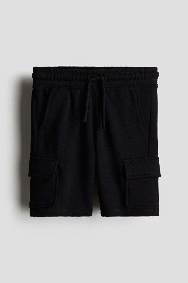 Cargo sweatshirt shorts