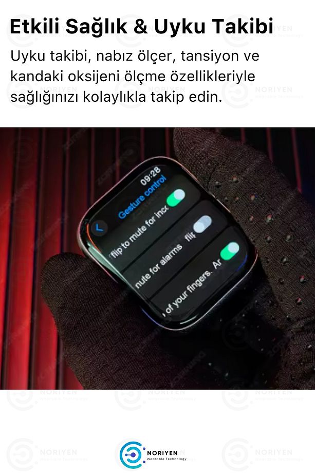 Yeni Nesil HK10 Ultra 3 Chat GPT Amoled HD Ekran Spor Sağlık Sensörlü iOS Android Uyumlu Akıllı Saat - 3