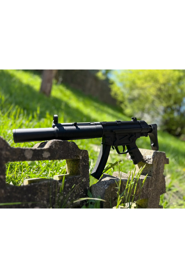 Mp-5 Silah Gerçek Boyut Cs-go Susturuculu - 1