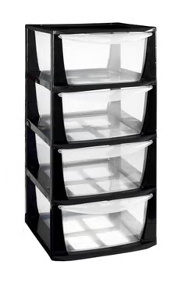 Plastic Storage Drawers 4 - 1