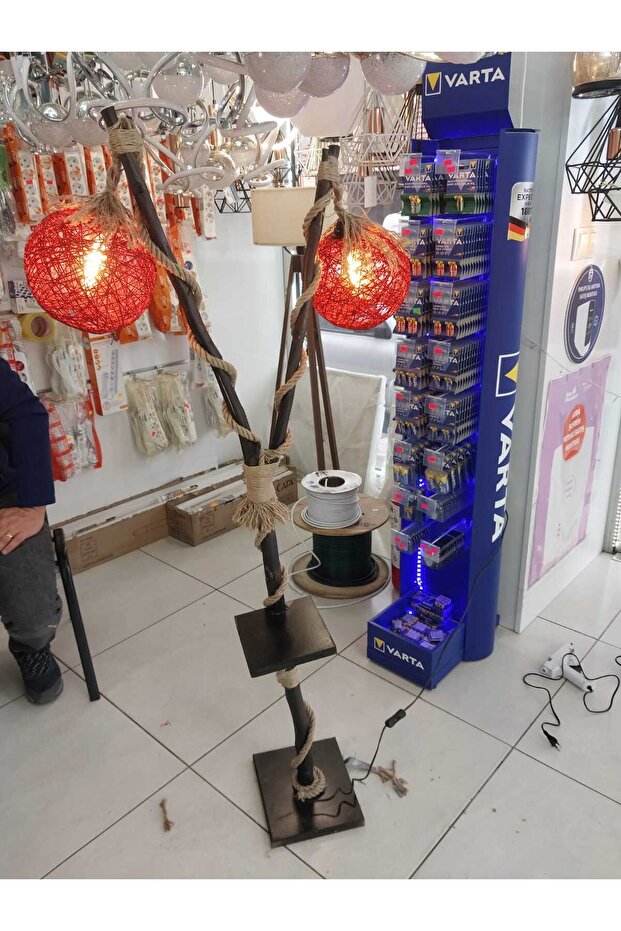 EL YAPIMI 2Lİ AĞAÇ LAMBADER - 1