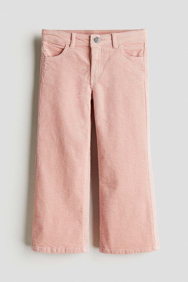 Wide corduroy trousers