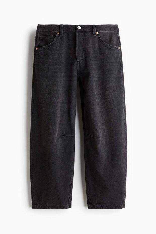 Barrel High Cropped Jeans