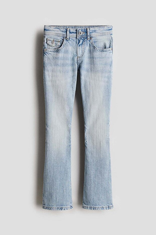 بنطال جينز واسع الساق - 1