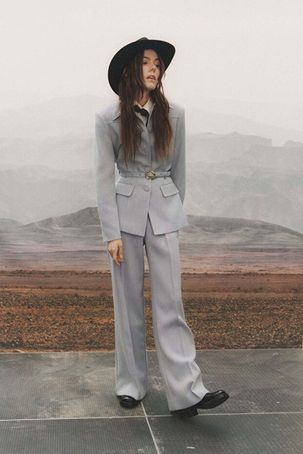 Tailored bootcut trousers - 1