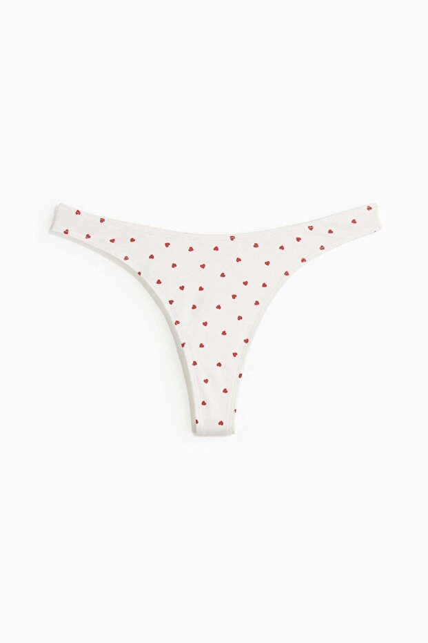 5-pack cotton thong briefs