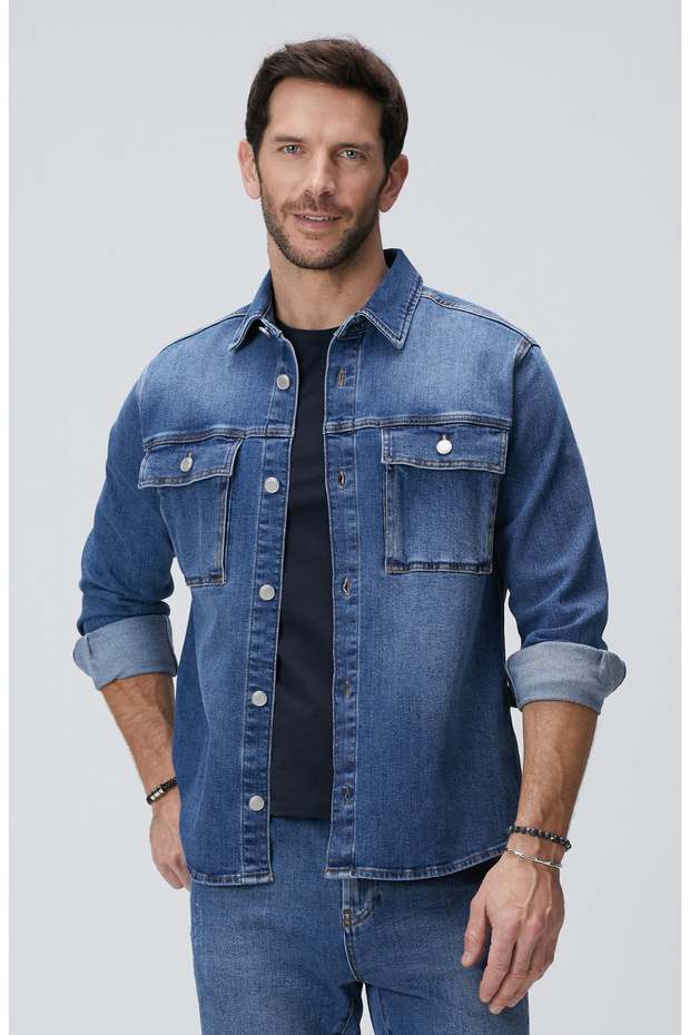 Mavi  Denim Gömlek - 3