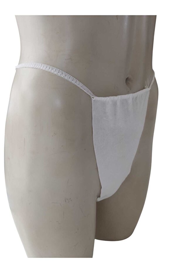 عبوة من 10 قطع بيضاء للاستعمال مرة واحدة - 2