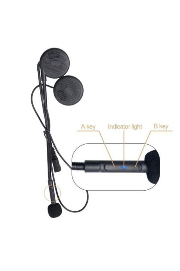 L1m-s Bluetooth Intercom Motosiklet Kaskı Kulaklık - 2