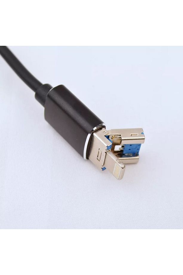Iphone Lightning 2 Usb 2.0 Type-c Kulaklık Ve Şarj Giriş Adaptör - 3