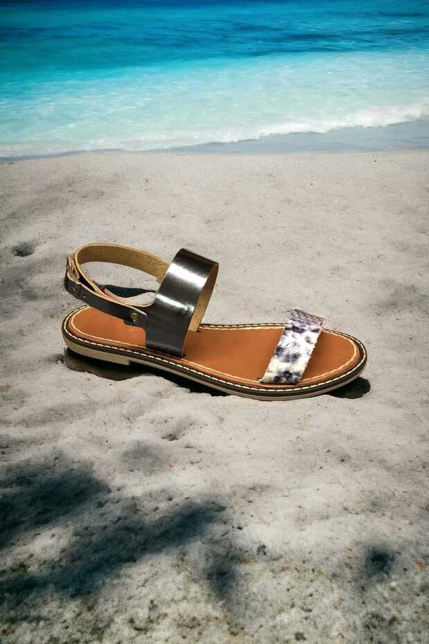 KADIN DERİ SNDALET - 1