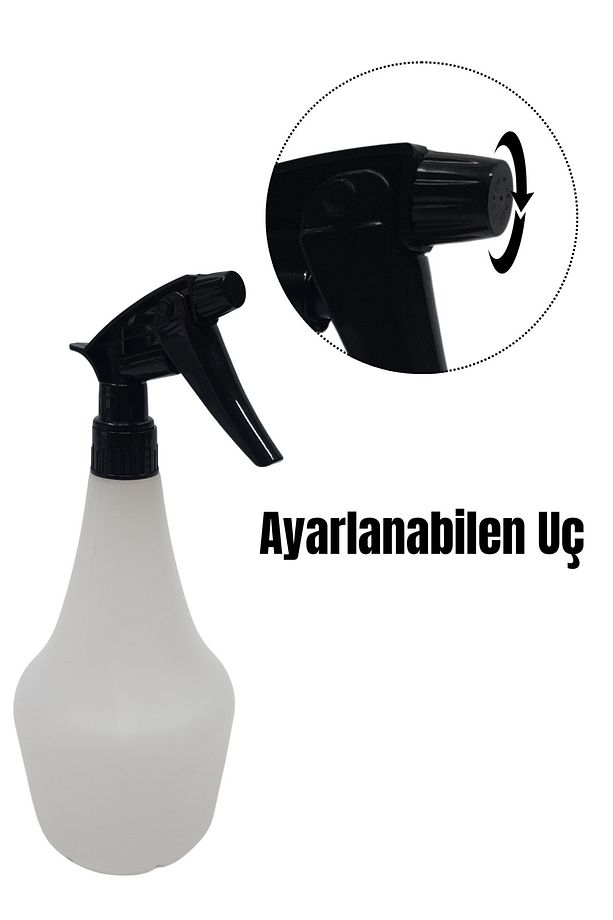 Boş Sprey Şişesi- Siyah Kimyasala Dayanıklı Sprey Şişe , Sıvı Püskürtmek İçin Boş Fıs Fıs 4 Adet - 4