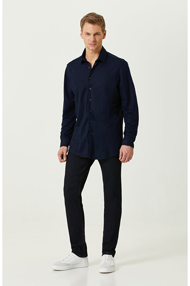 Lacivert Gömlek - 2
