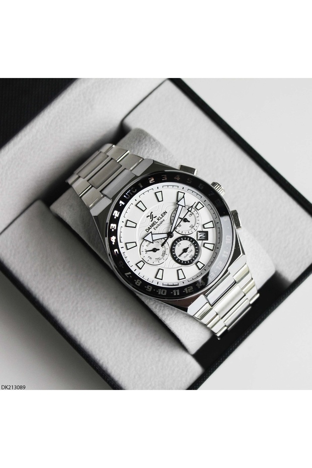 DK213089 Çelik Kordonlu Erkek Kol Saati - 2