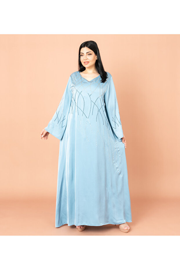 جلابية متوهجة سماوية - 1