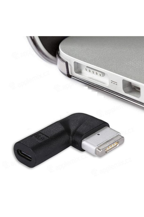Type-c To Magsafe 2 Ile Uyumlu 85w A Kadar Destekli 90 Derece Çevirici Adaptör - 2