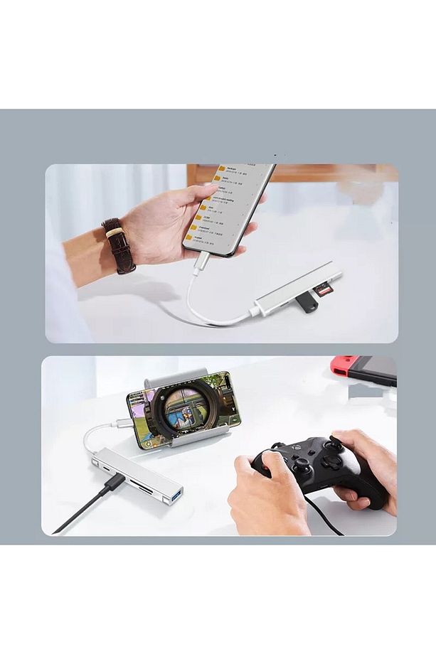 Iphone Lightning Usb 3.0 Usb 2.0 Sd Tf Kart Okuyucu Çevirici S503 - 5