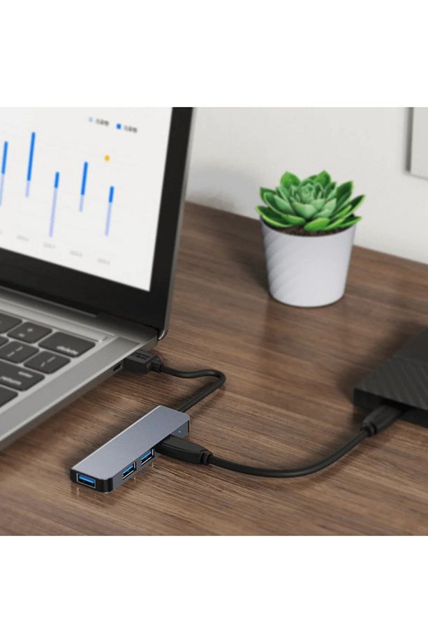 Type-c 1xusb 3.0 3xusb 2.0 Hub Otg Çoğaltıcı Adaptörü Byl-2013t - 3