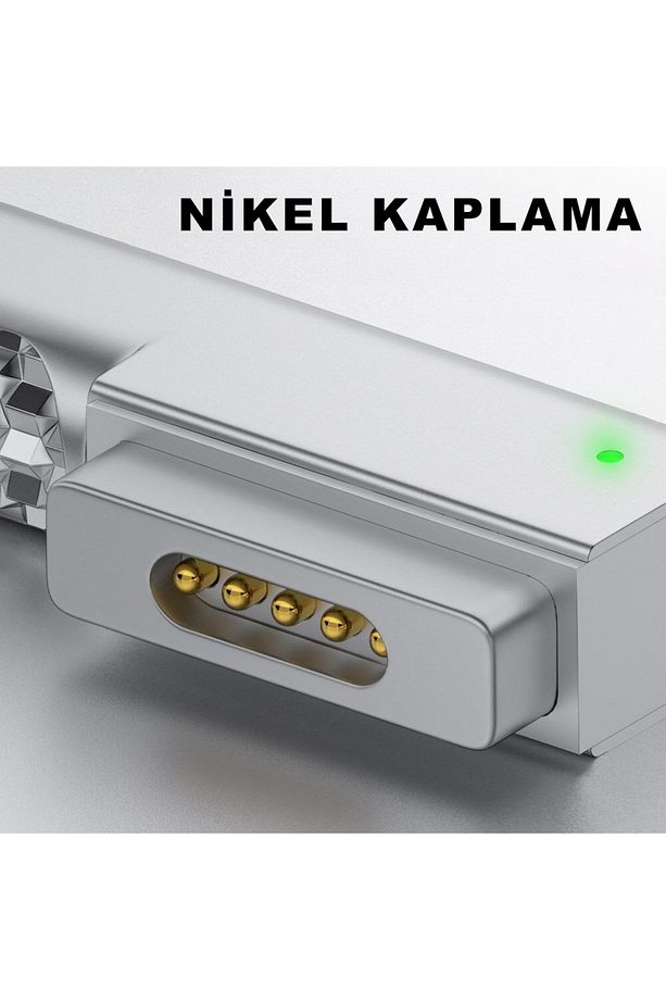 Type-c To Magsafe 2 Ile Uyumlu 85w A Kadar Destekli L Model Şarj Çevirici Adaptör - 5