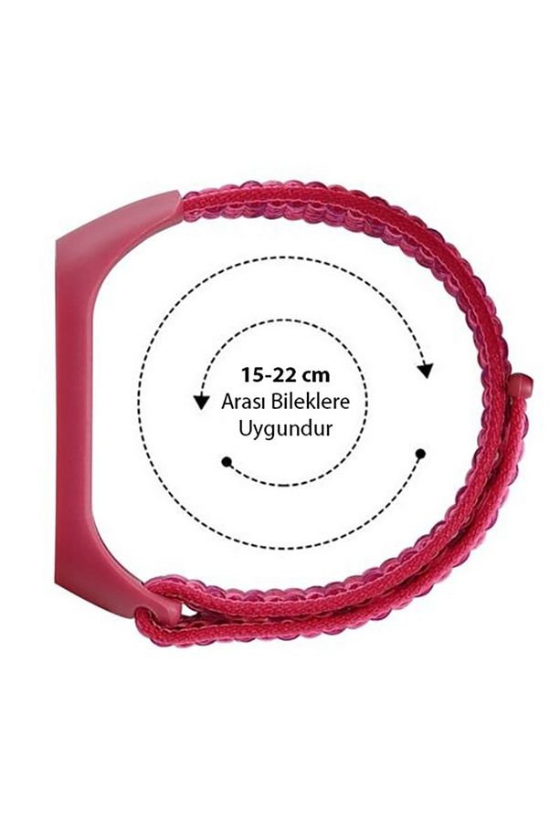 Xiaomi Mi Band 8 9 10 Uyumlu Woven Sport Loop Örgü Kordon Kayış - 2