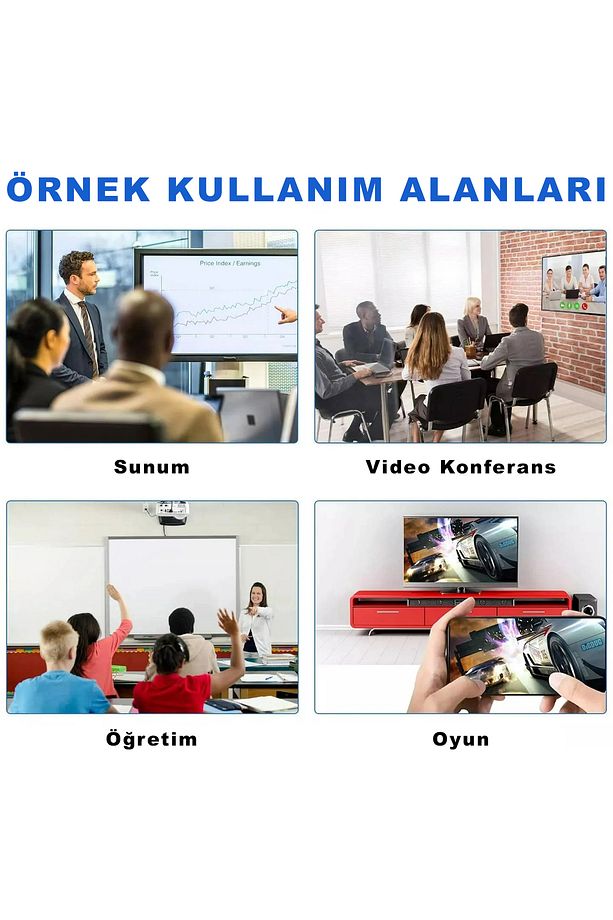 iPhone 11 12 13 14 Pro Max iPad 10.2 10.9 2 Mt Hdmi Görüntü Kablosu Ep-808H - 3