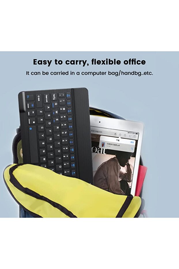 Gabongcui Wireless Keyboard & Mouse Combo, Ultra-Thin 2.4GHz Set iPad, iOS, Android & Windows - 5