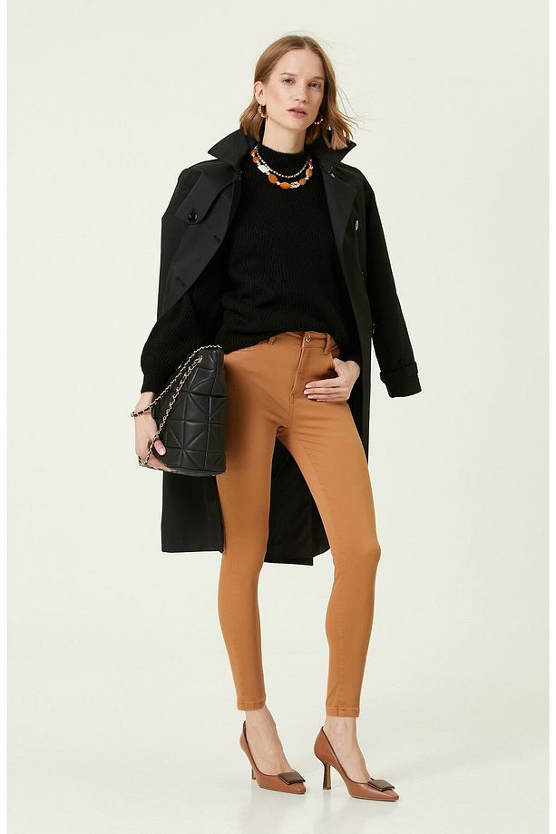 Camel Basic Casual Pantolon - 1