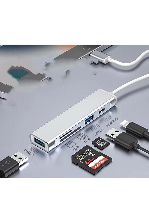 Iphone Lightning Usb 3.0 Usb 2.0 Sd Tf Kart Okuyucu Çevirici S503 - 2