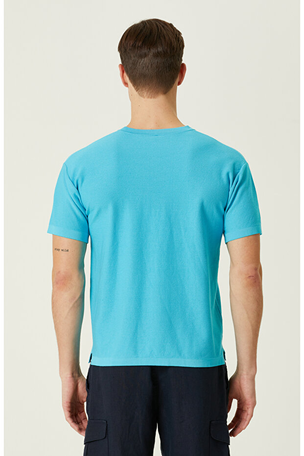 Mavi Erkek Triko - 5